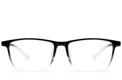 BS1924-0216_Black_Rectangular_TR90_Glasses_front