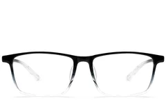 BS1924-0216_Black_Rectangular_TR90_Glasses_front