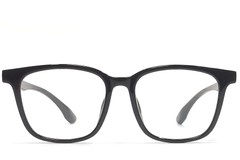 BS1924-0217_Black_Rectangular_TR90_Glasses_front