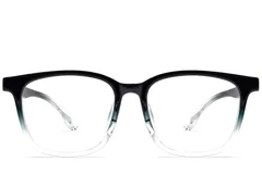 BS1924-0222_Black_Rectangular_TR90_Glasses_front