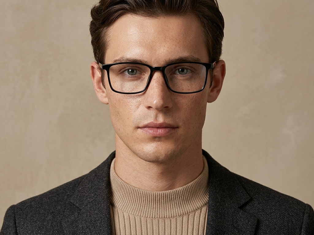 BS1924-0229_Black_Rectangular_TR90_Glasses-tryon_male
