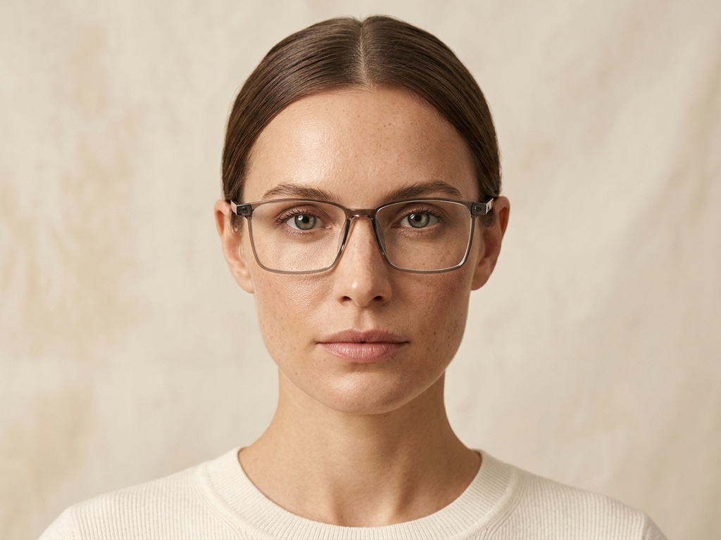 BS1924-0230_Green_Rectangular_TR90_Glasses-tryon_female
