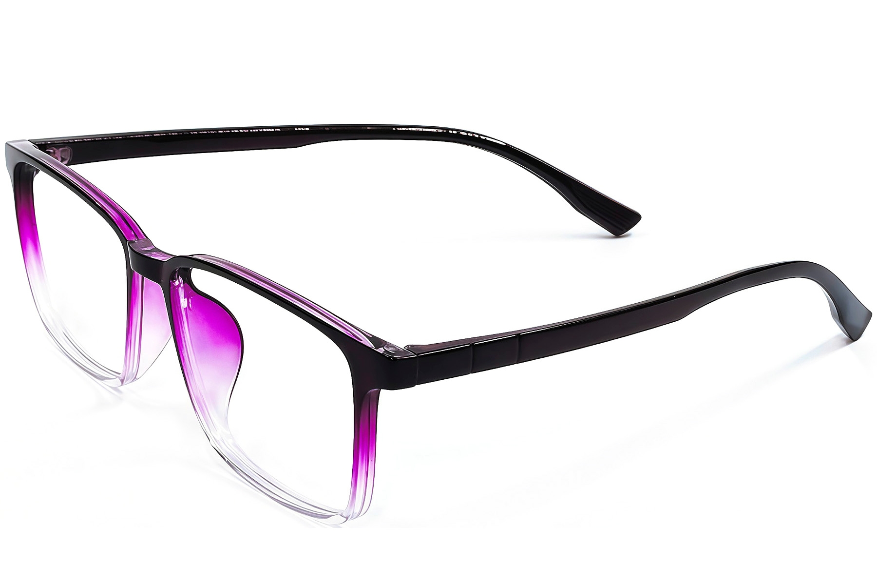 Rectangular Purple TR90 Glasses #BS1924-0231
