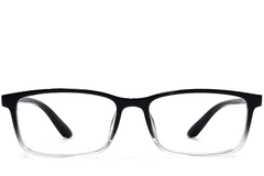 BS1924-0235_Black_Rectangular_TR90_Glasses_front