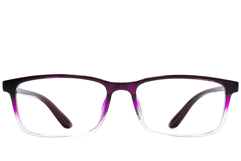 BS1924-0236_Purple_Rectangular_TR90_Glasses-front
