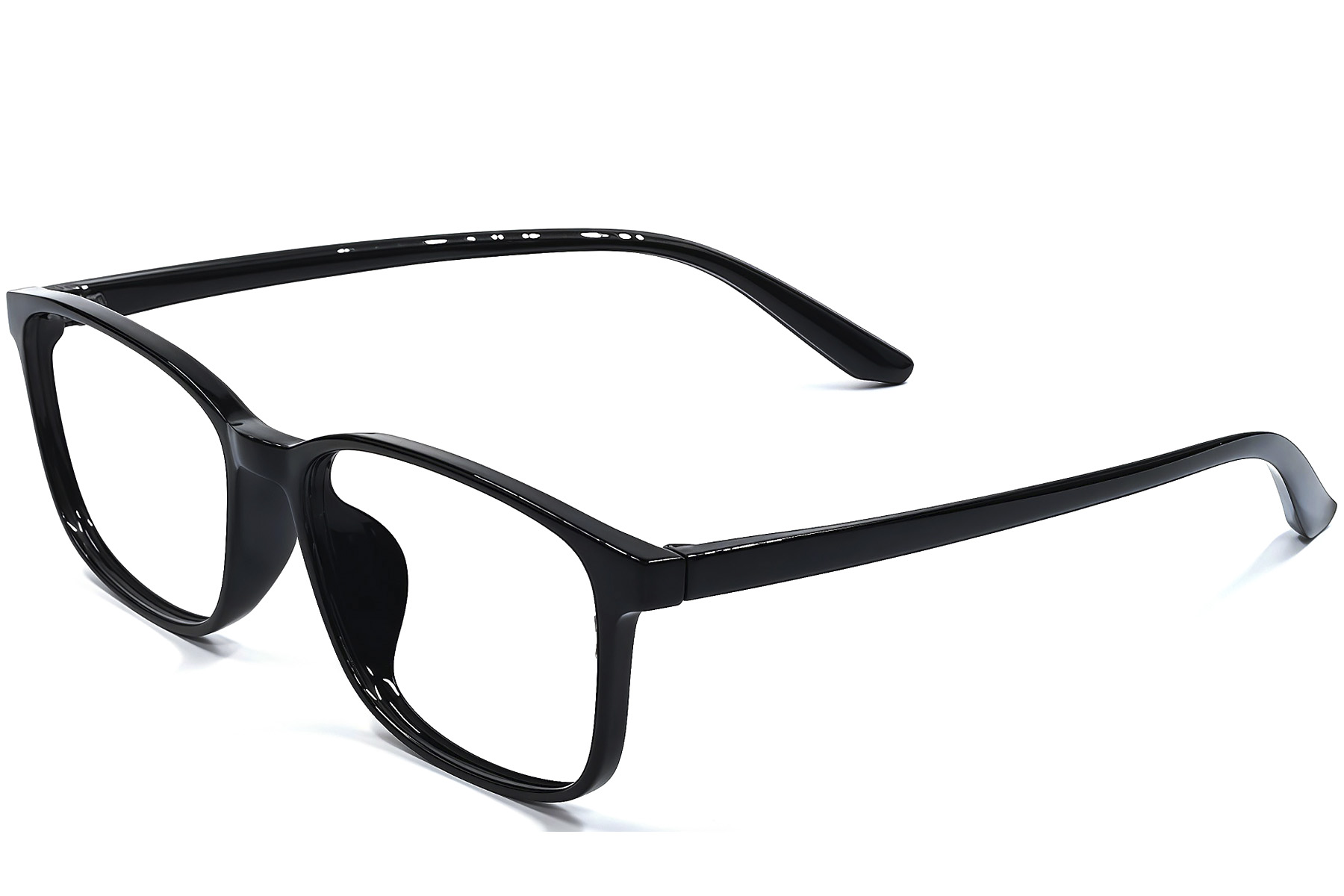 Rectangular Black TR90 Glasses #BS1924-0237