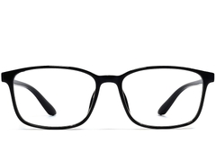 BS1924-0237_Black_Rectangular_TR90_Glasses_front
