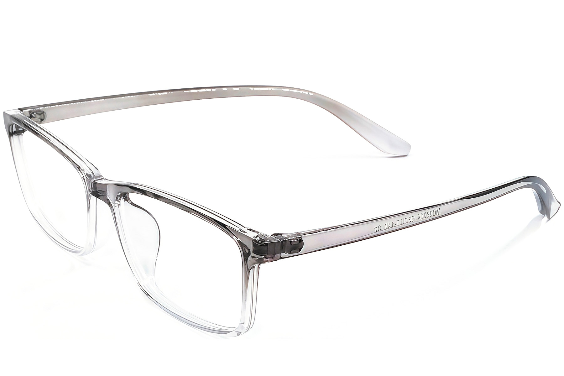 Rectangular Gray TR90 Glasses #BS1924-0241