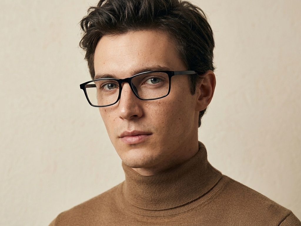 BS1924-0245_Black_Rectangular_TR90_Glasses-tryon_male