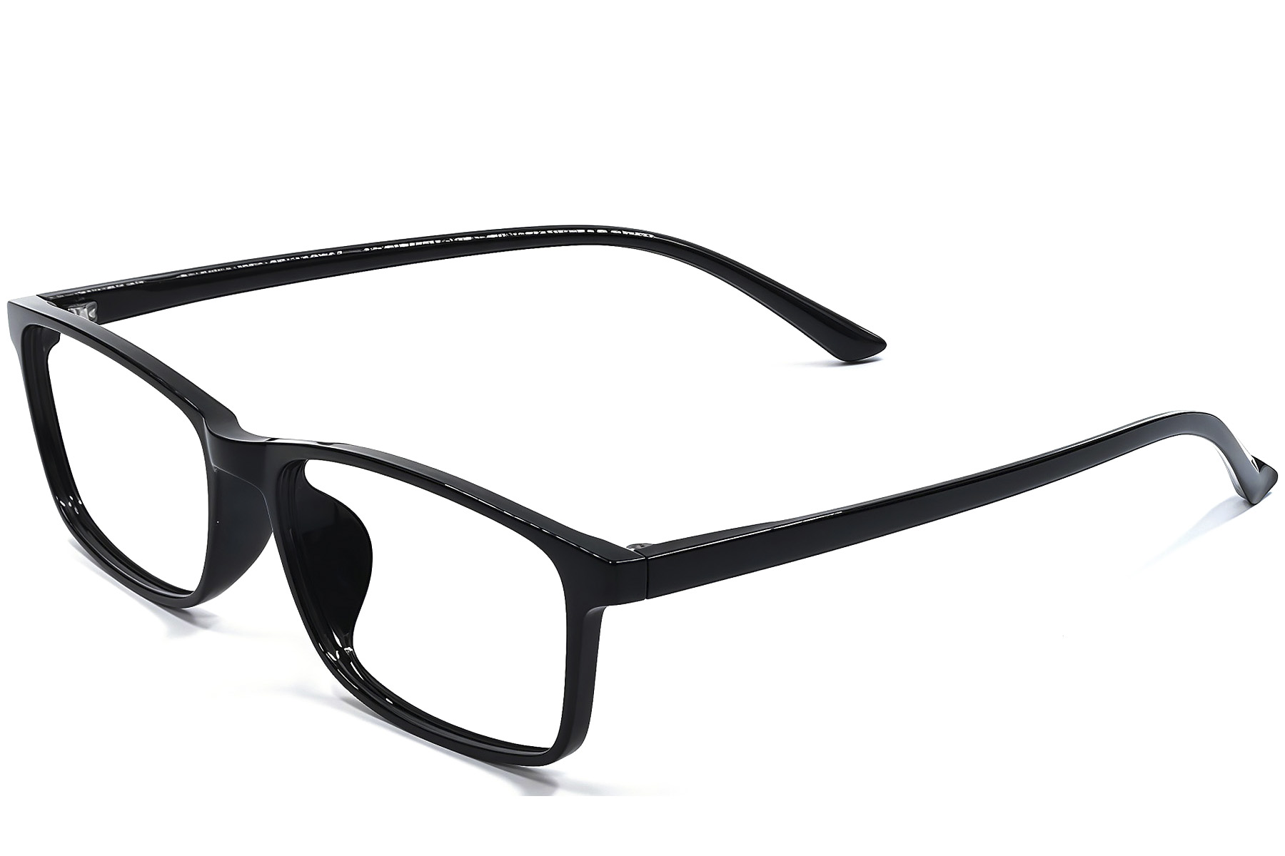 Rectangular Black TR90 Glasses #BS1924-0245