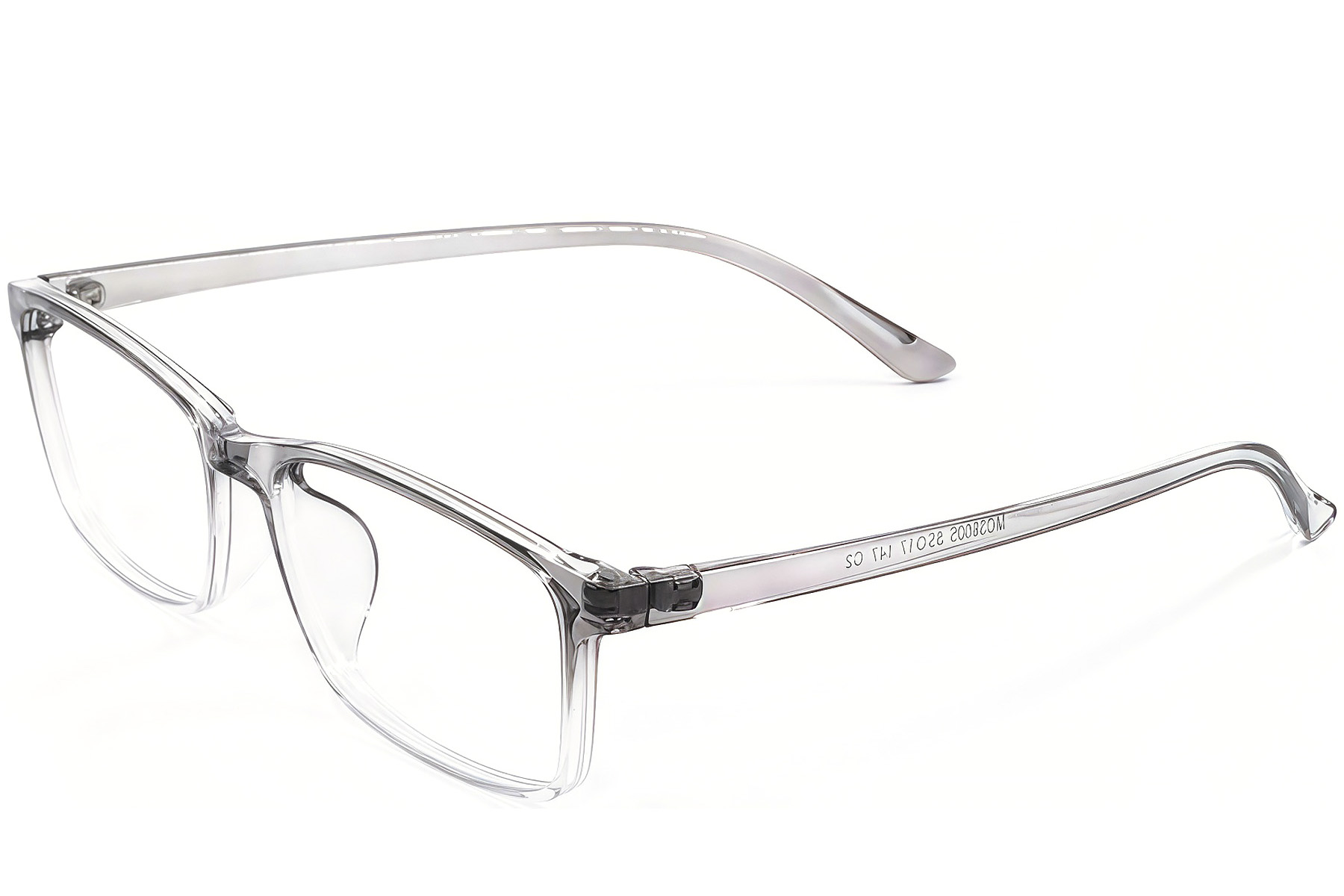 Rectangular Gray TR90 Glasses #BS1924-0246