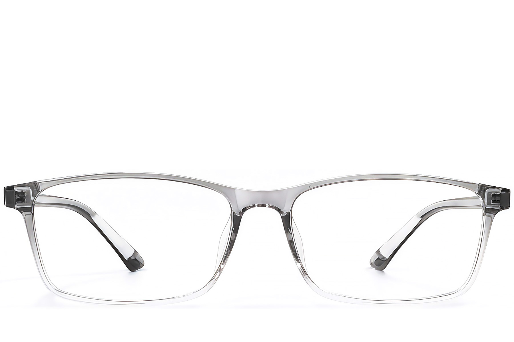 BS1924-0246_Grey_Rectangular_TR90_Glasses_front