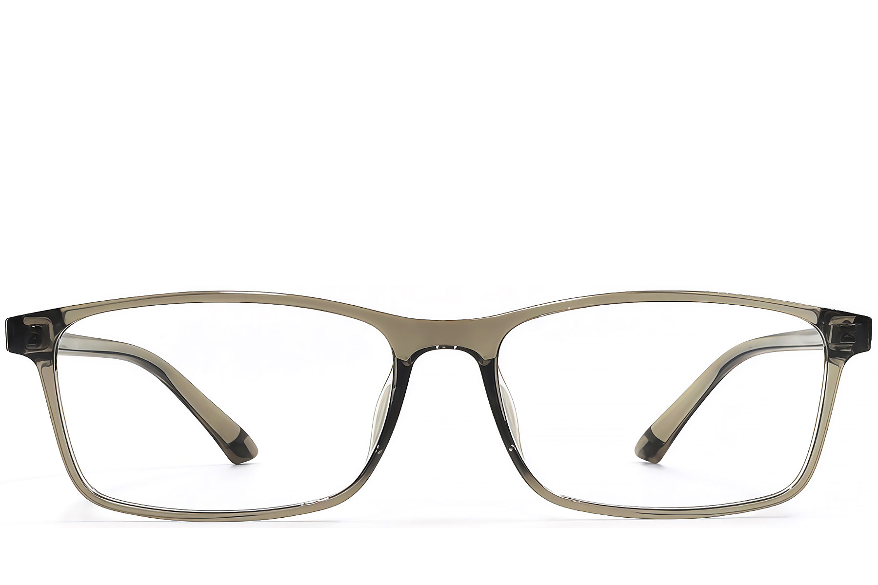 BS1924-0247_Green_Rectangular_TR90_Glasses_front