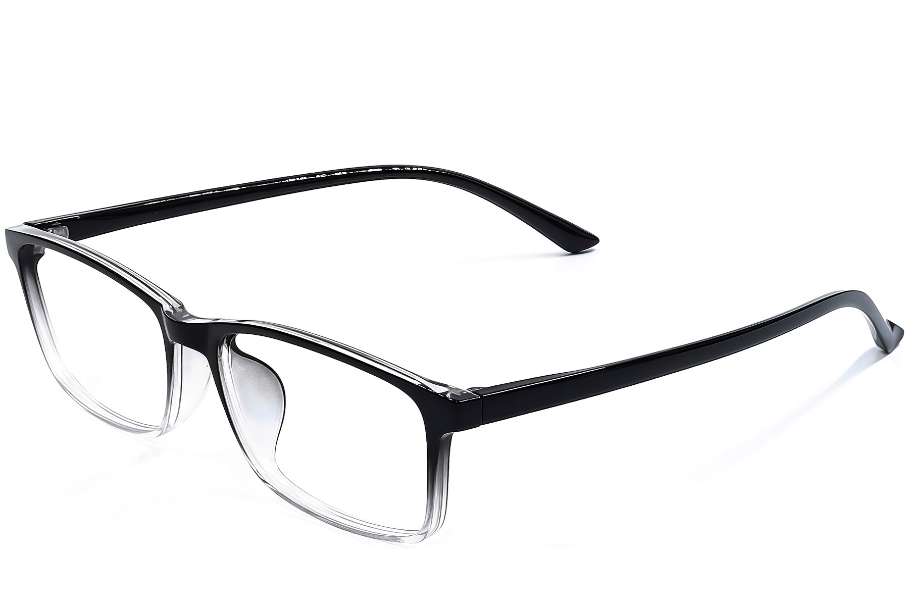 Rectangular Black TR90 Glasses #BS1924-0248