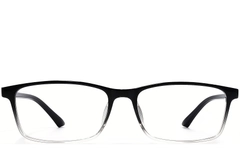 BS1924-0248_Black_Rectangular_TR90_Glasses_front