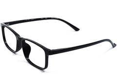 Lunettes rectangulaires noires TR90 #BS1924-0253