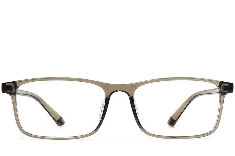 Lens Rectangular Green Rectangular Green TR90 Glasses #BS1924-0255 - BLACKSHEEP