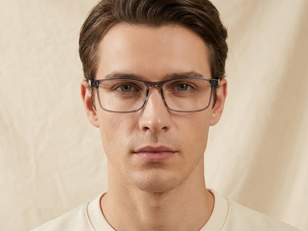 BS1924-0256_Grey_Rectangular_TR90_Glasses-tryon_male