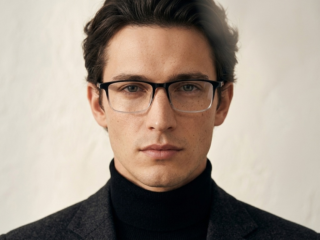 BS1924-0257_Black_Rectangular_TR90_Glasses-tryon_male