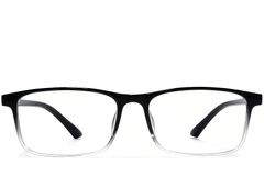 BS1924-0257_Black_Rectangular_TR90_Glasses_front