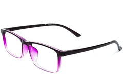 Occhiali rettangolari viola in TR90 #BS1924-0258