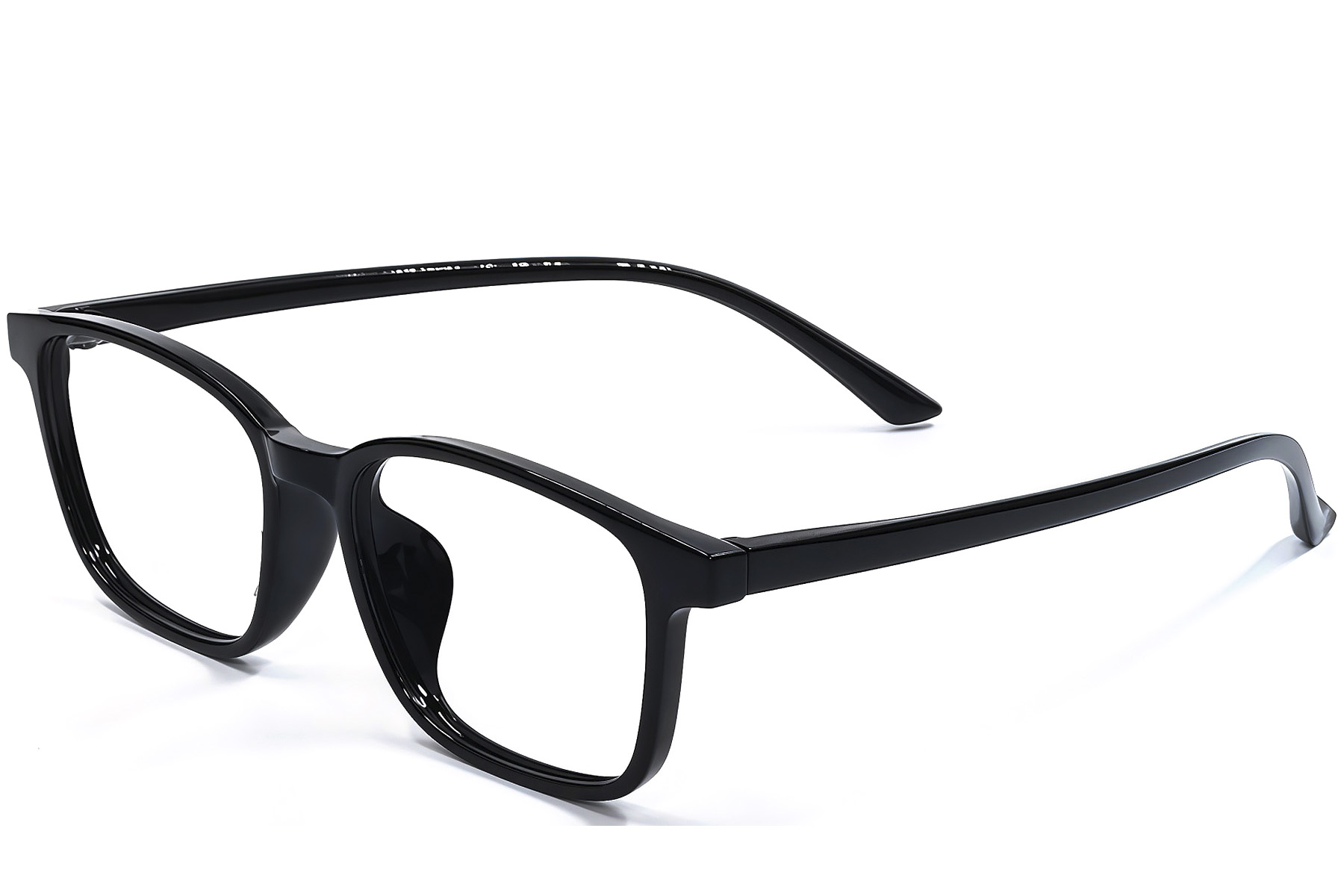 Rectangular Black TR90 Glasses #BS1924-0259