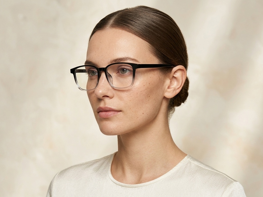 BS1924-0262_Black_Rectangular_TR90_Glasses-tryon_female