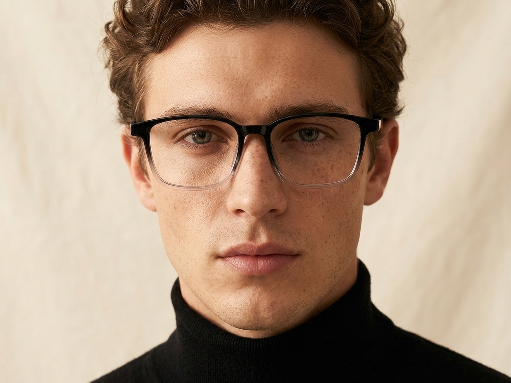 BS1924-0262_Black_Rectangular_TR90_Glasses-tryon_male