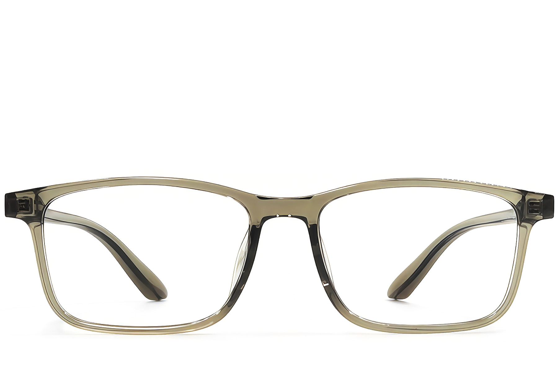 BS1924-0265_Green_Rectangular_TR90_Glasses_front