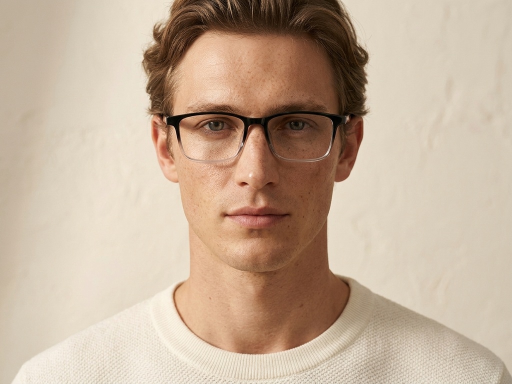 BS1924-0266_Black_Rectangular_TR90_Glasses-tryon_male