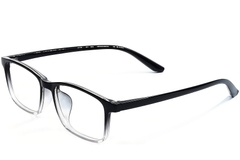 Rectangular Black TR90 Glasses #BS1924-0266