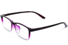 Rectangular Purple TR90 Glasses #BS1924-0268