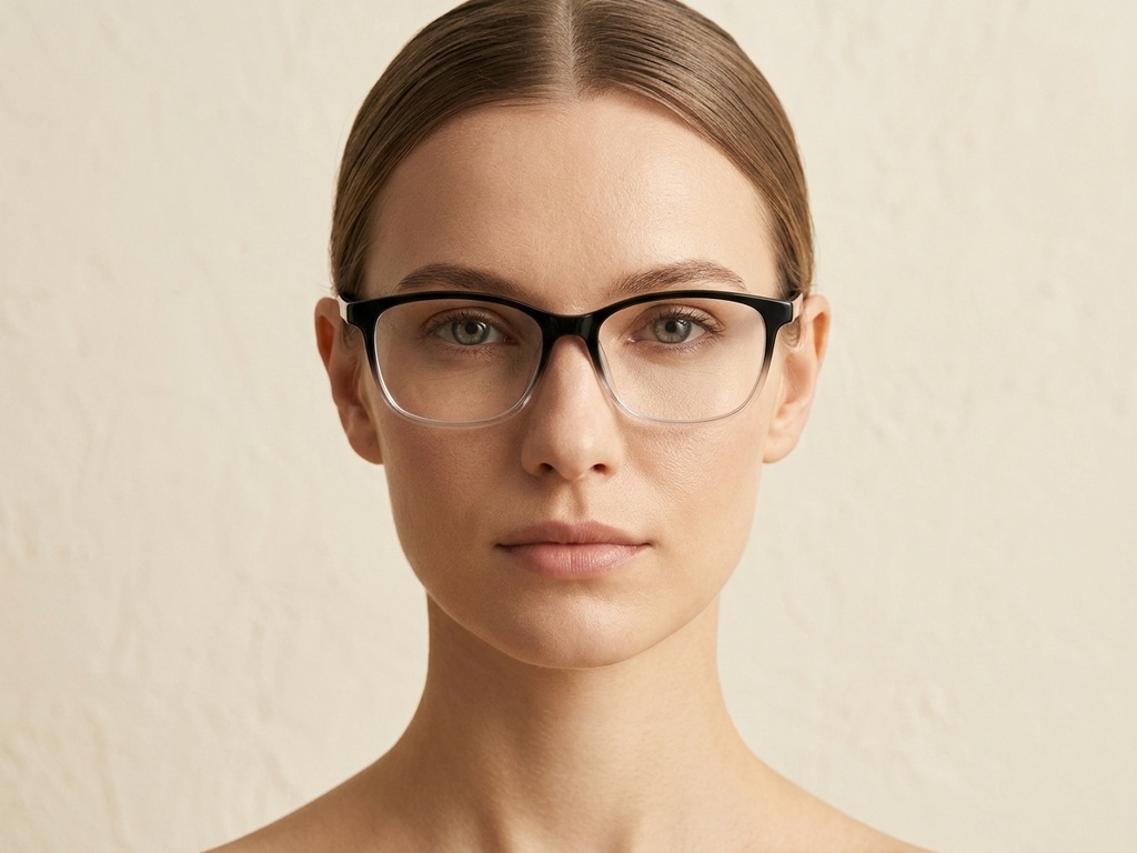 BS1924-0271_Black_Rectangular_TR90_Glasses-tryon_female