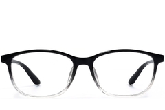 BS1924-0271_Black_Rectangular_TR90_Glasses_front