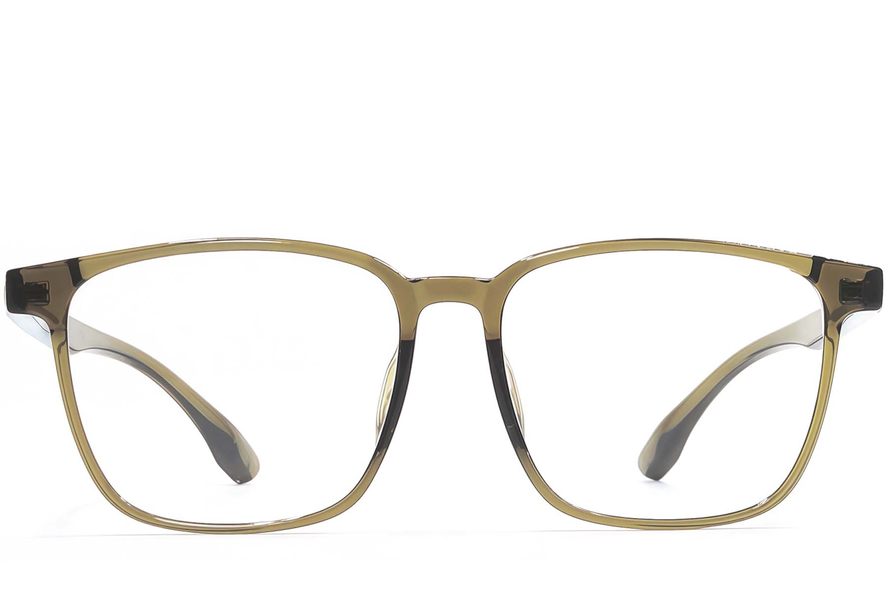 BS1924-0273_Green_Rectangular_TR90_Glasses_front