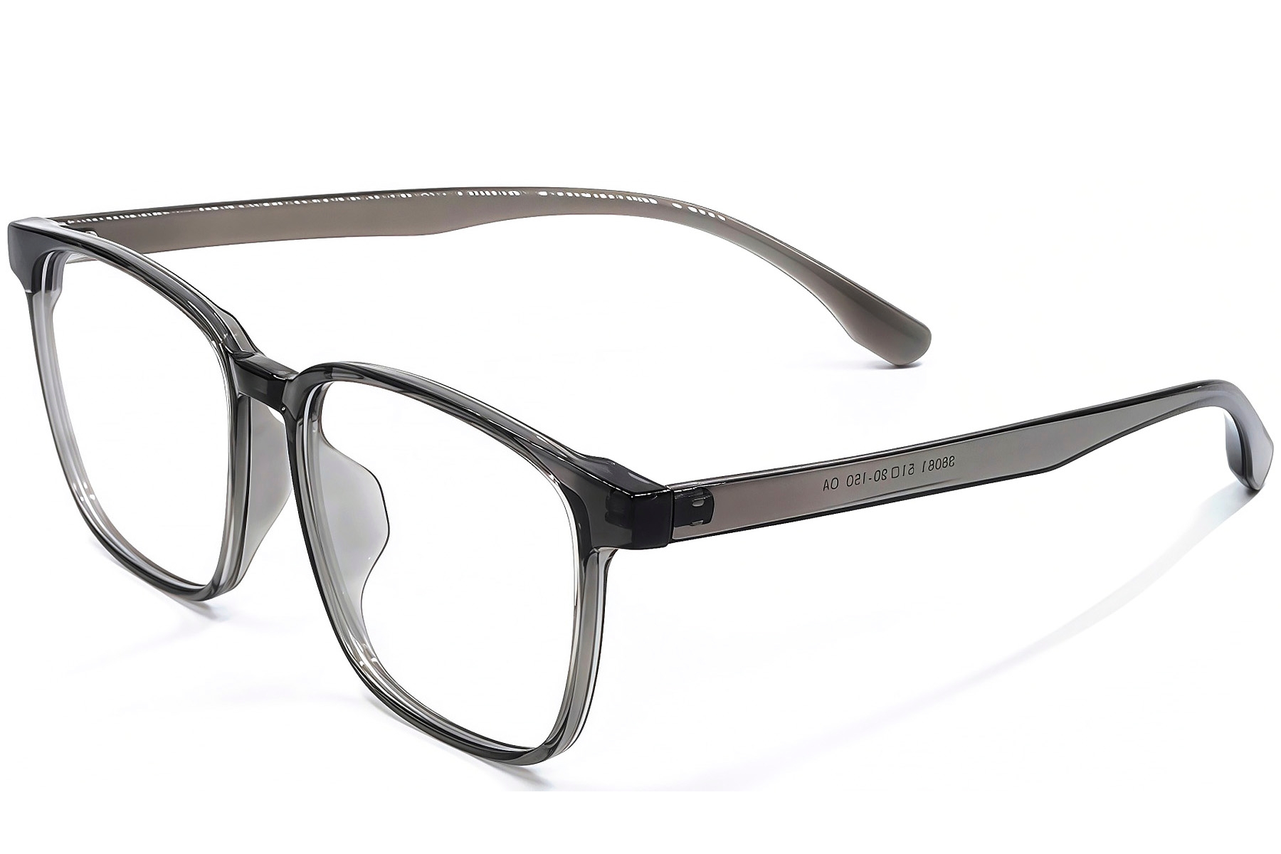 Rectangular Gray TR90 Glasses #BS1924-0275