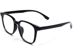 Lunettes rectangulaires noires TR90 #BS1924-0279