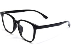 Lunettes rectangulaires noires TR90 #BS1924-0279