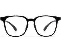 BS1924-0279_Black_Rectangular_TR90_Glasses_front