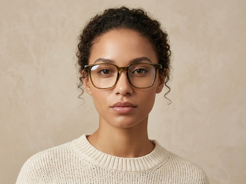 BS1924-0280_Green_Rectangular_TR90_Glasses-tryon_female