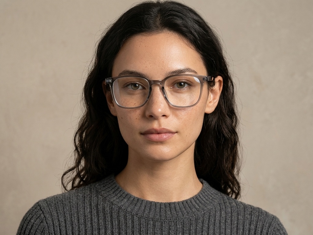 BS1924-0282_Grey_Rectangular_TR90_Glasses-tryon_female
