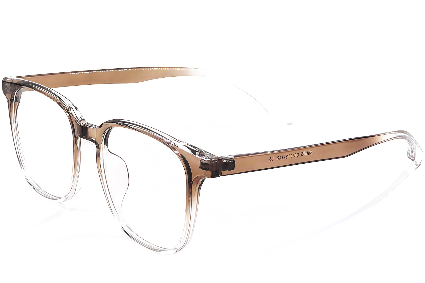 Gafas rectangulares TR90 marrones #BS1924-0283