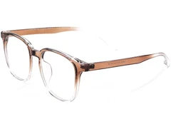 Gafas rectangulares TR90 marrones #BS1924-0283
