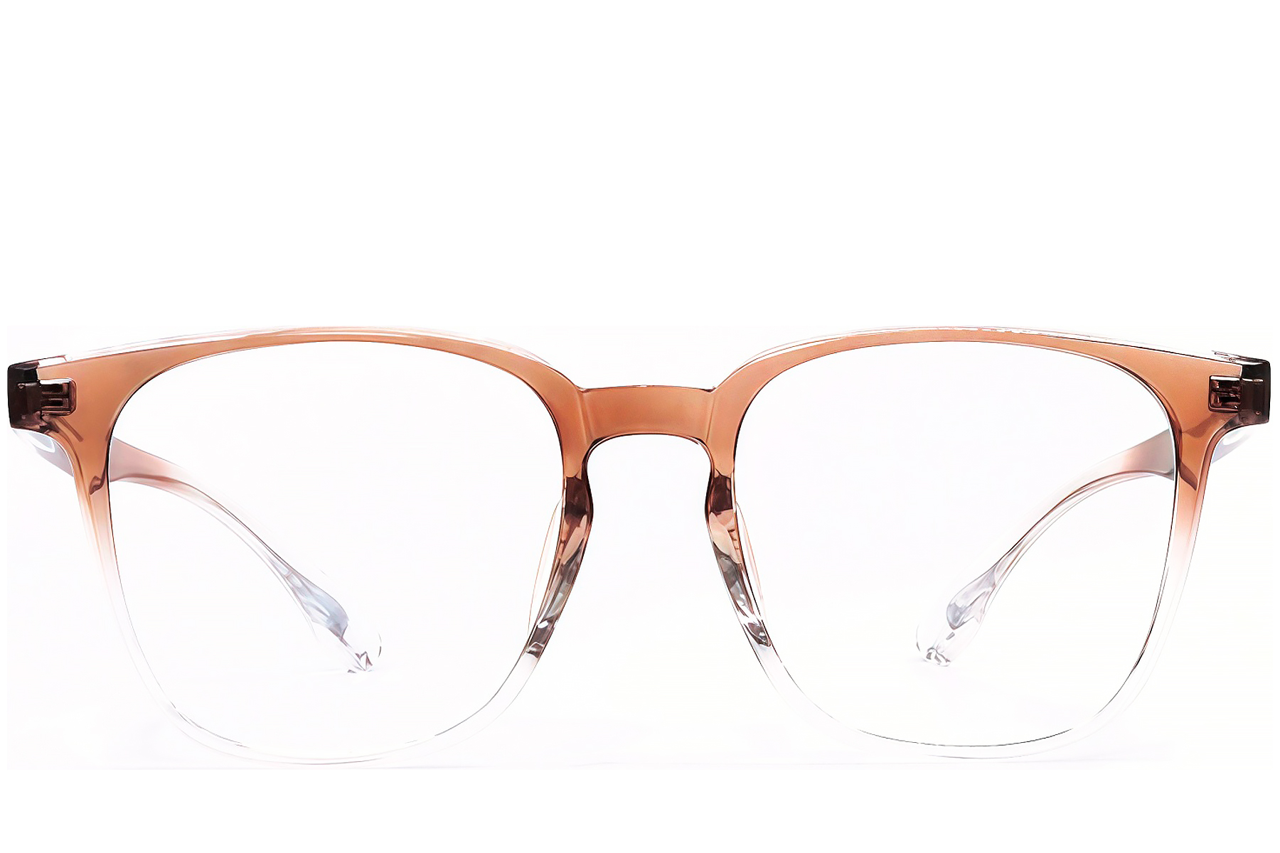 BS1924-0283_Brown_Rectangular_TR90_Glasses_front