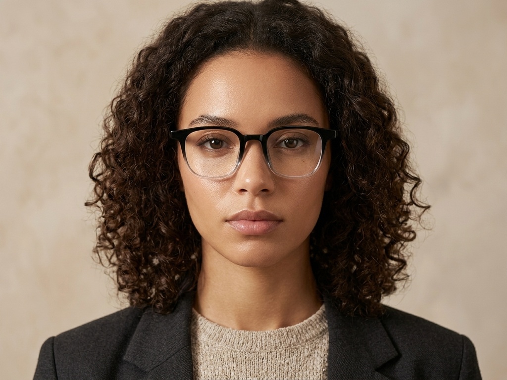 BS1924-0290_Black_Rectangular_TR90_Glasses-tryon_female