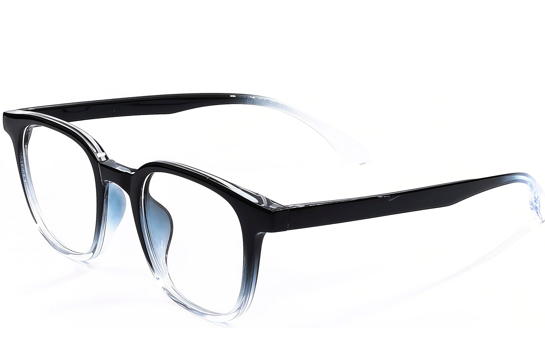Rectangular Black TR90 Glasses #BS1924-0290
