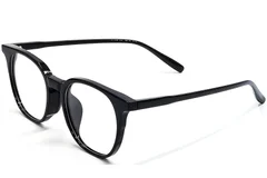 Oval Black TR90 Glasses #BS1924-0291