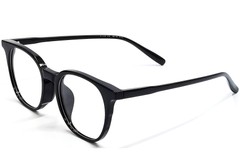 Gafas TR90 ovaladas negras #BS1924-0291