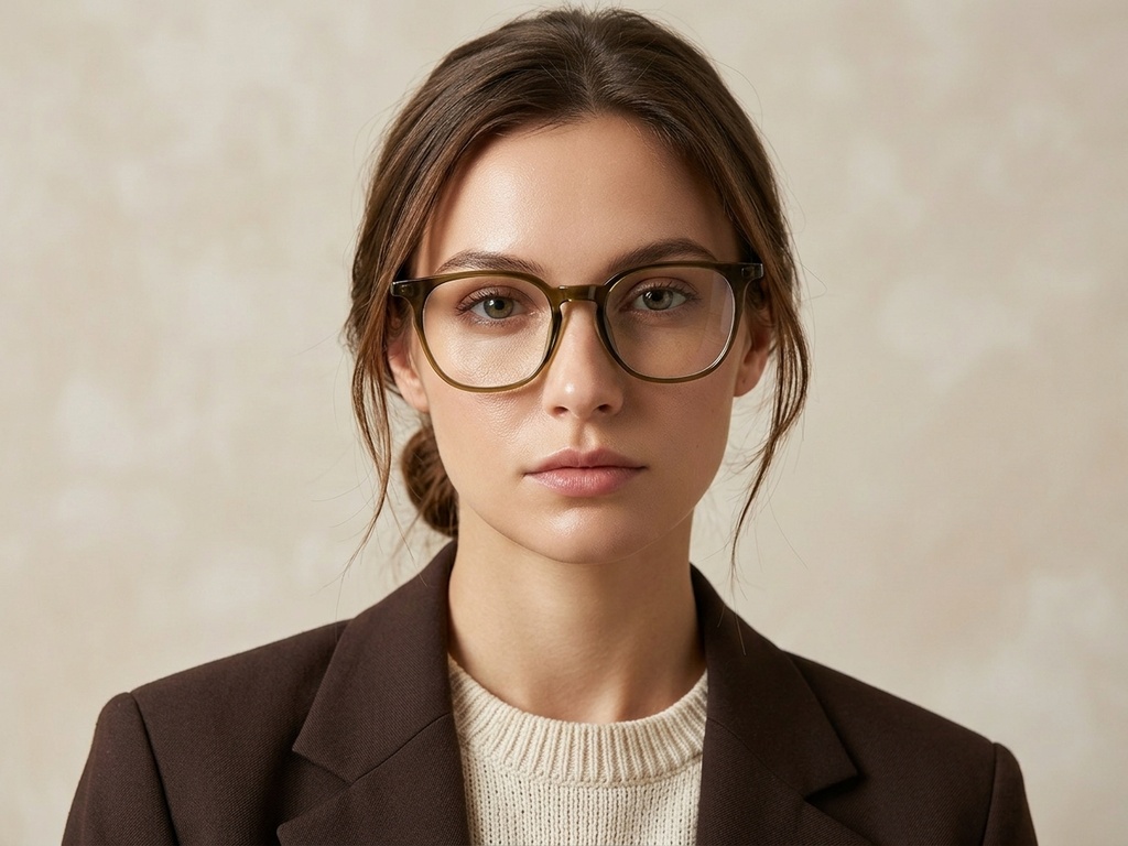 BS1924-0292_Green_Oval_TR90_Glasses-tryon_female