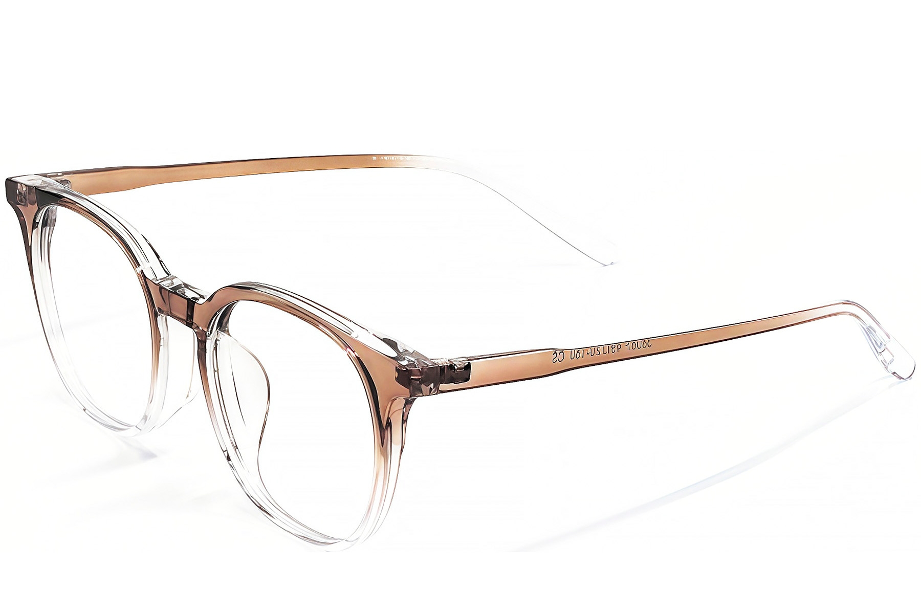 Oval Brown TR90 Glasses #BS1924-0294
